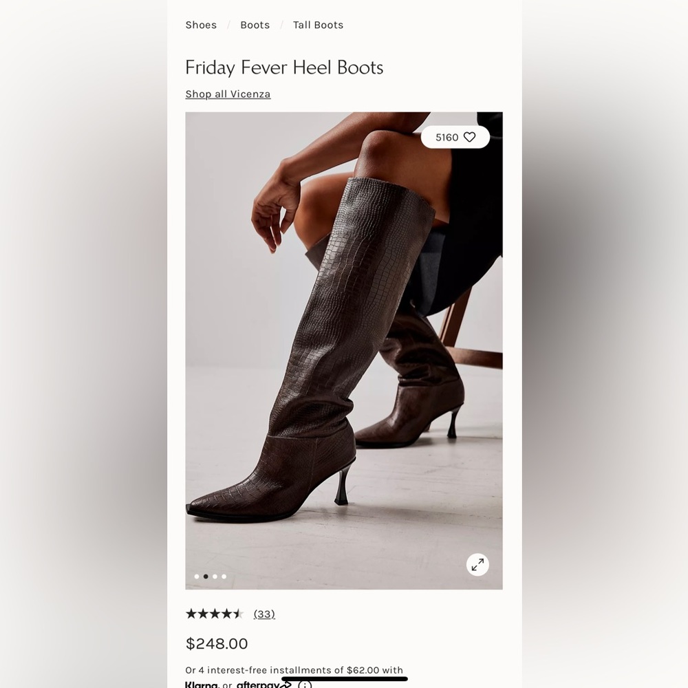 Free People Friday Fever Heel Boots